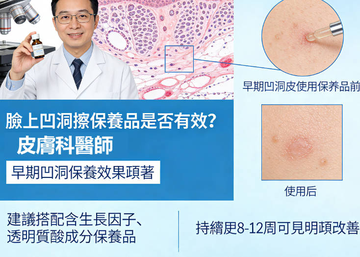 凹洞保養品是否有效