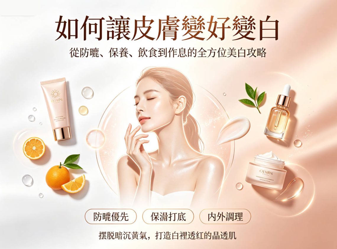 如何讓皮膚變好變白